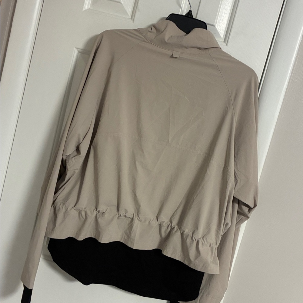 Lightweight Women's Drawstring Jacket - Beige Flx Extra Large - Picture 3 of 3